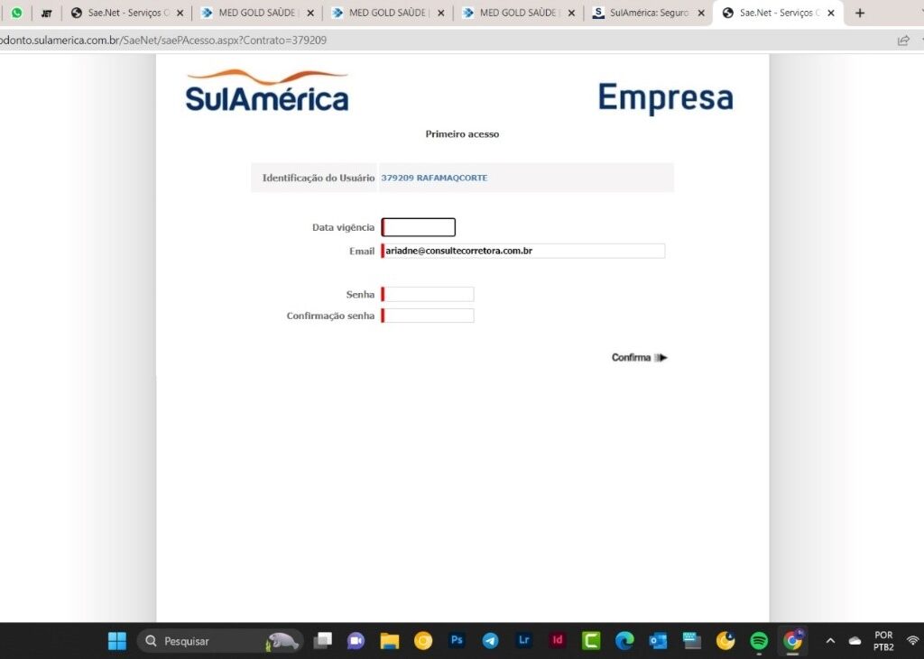 Portal Sul América Odonto Empresarial